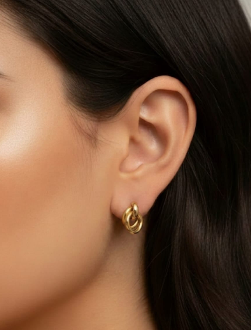 Pendientes de Aro Doble