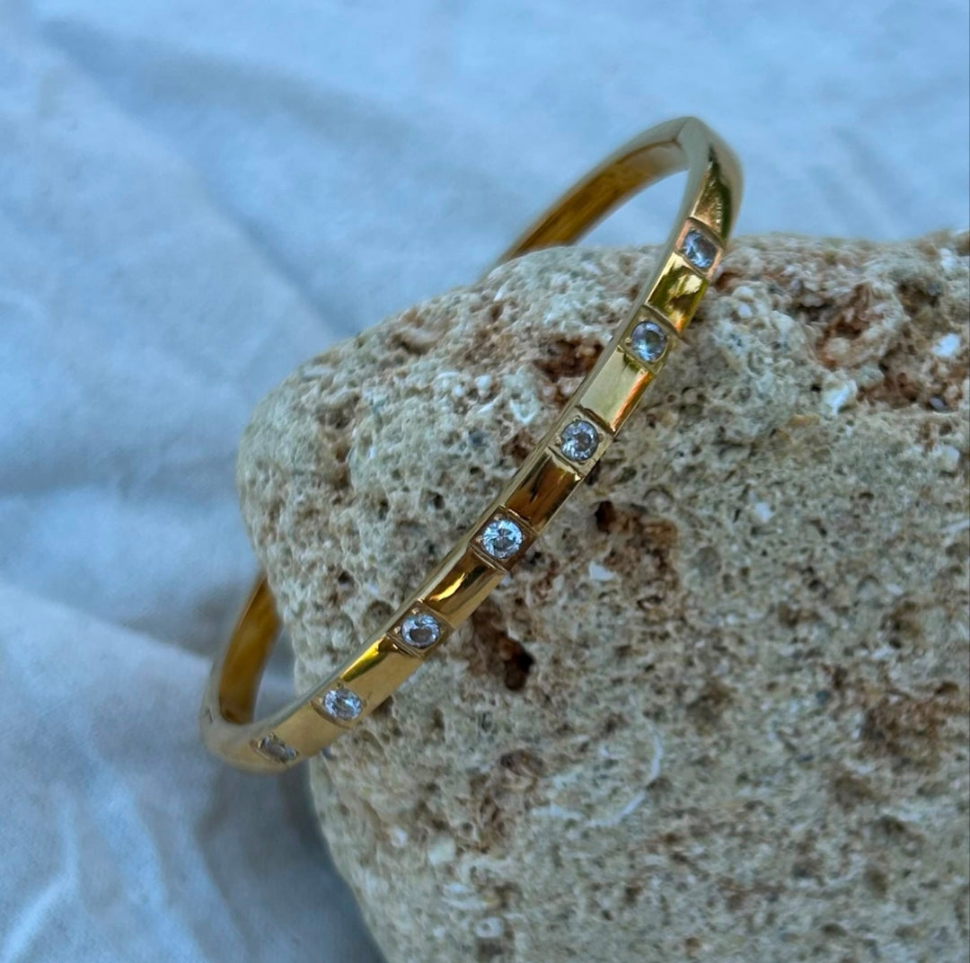 Pulsera Elegante con Cristales con Cierre