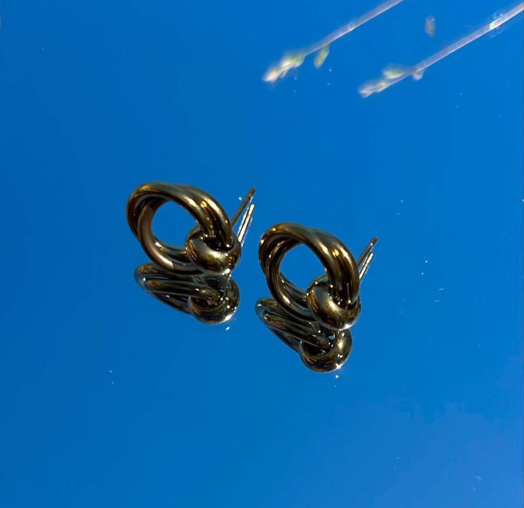 Pendientes de Aro Doble