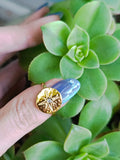 Anillo Abierto Adaptable con Circonita