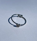 Anillo Abierto con Forma de Corazón